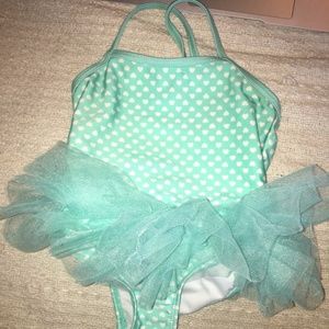 Teal baby bathing suit